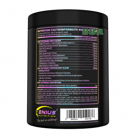 Fury Extreme 400g, Genius Nutrition