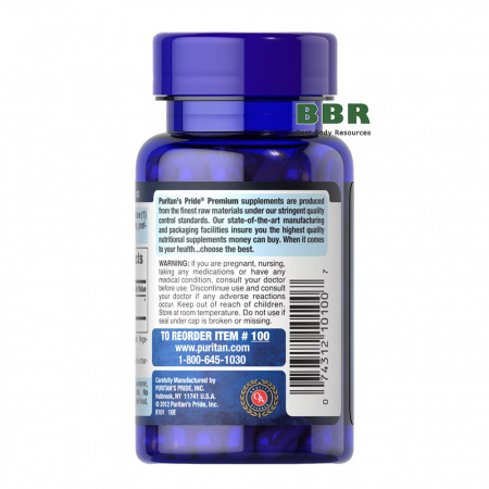 L-Cysteine 500mg Free Form 50 Caps, Puritans Pride