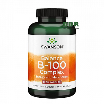 Balance B-100 Complex High Potency 100 Caps, Swanson