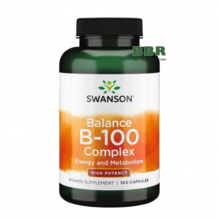 Balance B-100 Complex High Potency 100 Caps, Swanson