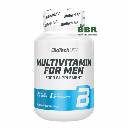 Multivitamin for Men 60 Tabs, BioTechUSA