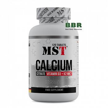 Calcium Citrate Vitamin D3 K2 MK7 120 Tabs, MST