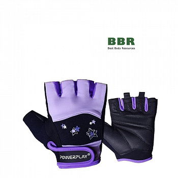 Перчатки для фитнеса 3492 Women Black/Violet, PowerPlay