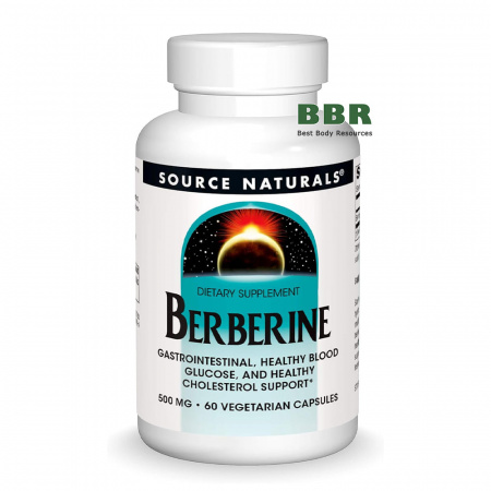Berberine 500mg 60 Caps, Source Naturals