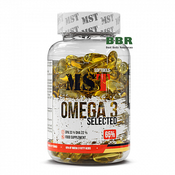 Omega 3 65% Selected 110 Softgels, MST