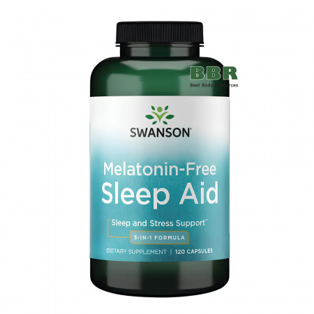 Sleep Aid Melatonin-Free 120 Caps, Swanson
