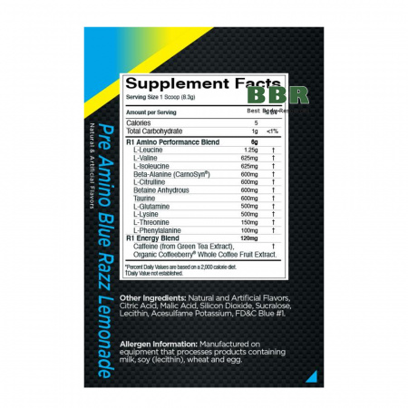 R1 Pre Amino 60 Servings, Rule One R1 Pre Amino 60 Servings, Rule One