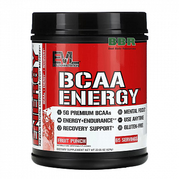 BCAA Energy 65 Servings, EVL
