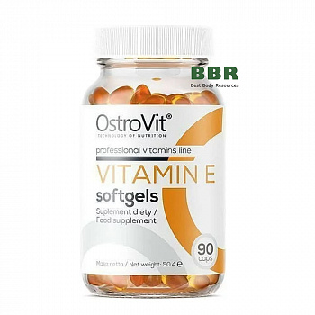 Vitamin E 90 Softgels, OstroVit