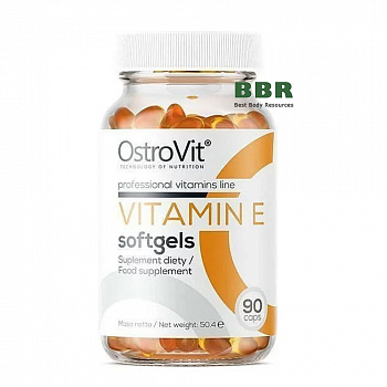 Vitamin E 90 Softgels, OstroVit
