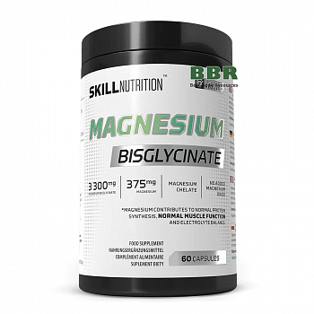 Magnesium Bisglycinate 60 Caps, Skill Nutrition