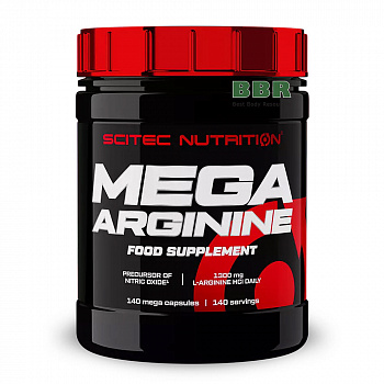 Mega Arginine 140caps, Scitec Nutrition
