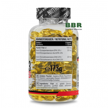 Omega 3 Selected 550mg EPA DHA 120 Caps, MST