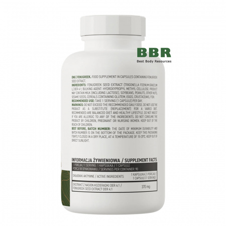 Fenugreek 370mg 90 Caps, OstroVit