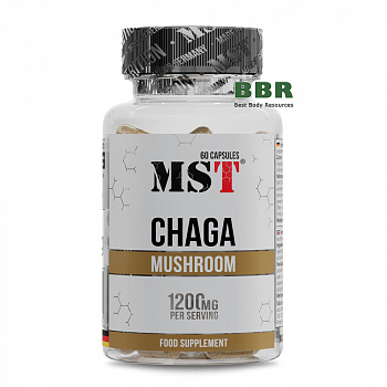 Chaga Mushroom 60 Caps, MST