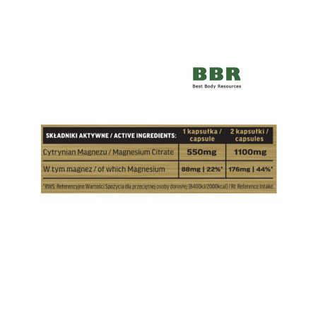 Magnesium Citrate 120 Caps, Immune Labs