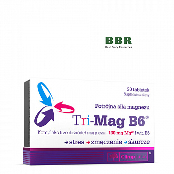 TRI-Mag B6 30 Сaps, Olimp