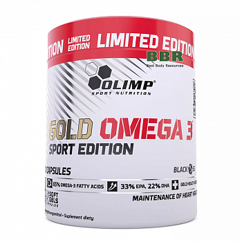 Gold Omega 3 Sport 200 Softgels, Olimp