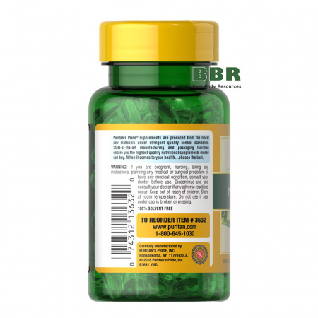 Evening Primrose Oil 500mg 100 Softgels, Puritans Pride