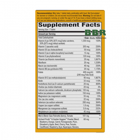 Alive Men's Ultra Multivitamin 60 Tabs, Nature's Way