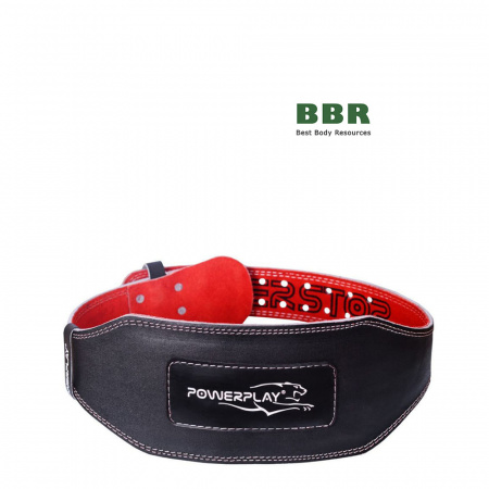 Пояс Атлетический 5053 Black/Red, PowerPlay