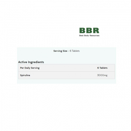 Organic Spirulina Tablets 200g, MyProtein
