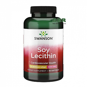 Soy Lecithin 1200mg 90 Softgels, Swanson