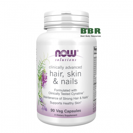 Hair, Skin & Nails 90 Caps, NOW Foods