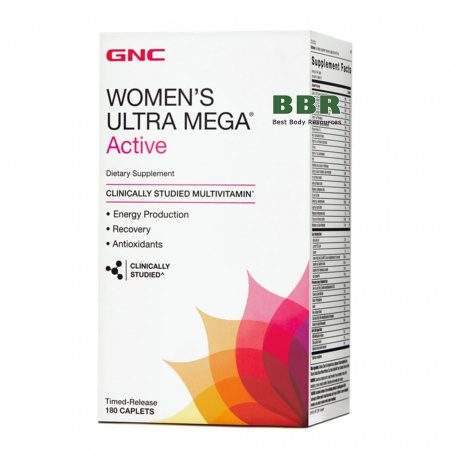 Womens Ultra Mega Active 180caps, GNC