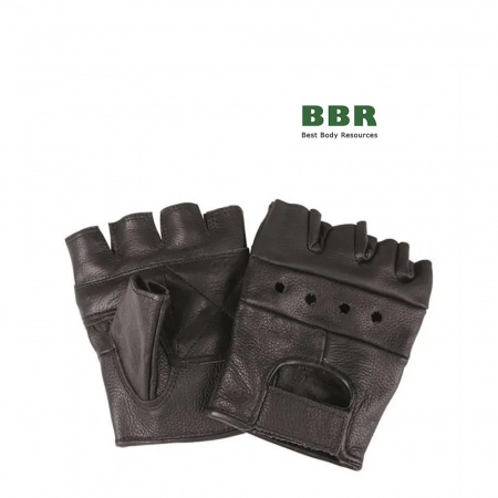 Фитнес Перчатки Кожанные Черные