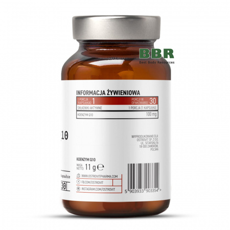 Coenzyme Q10 100mg 30 Softgels, OstroVit Pharma