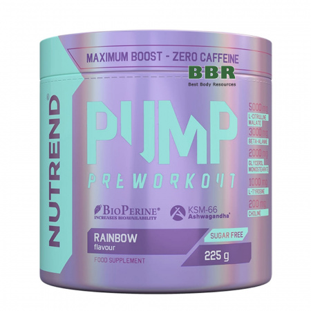PUMP Pre-Workout 225g, NUTREND