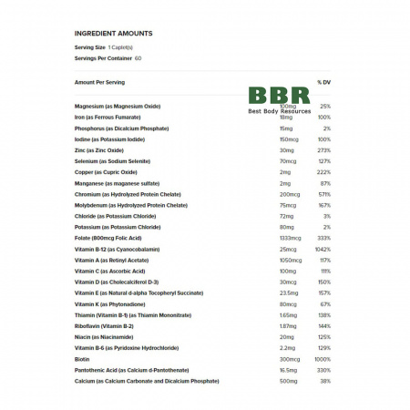 Womens One Daily Multivitamin 60 Tabs, GNC