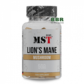 Lion`s Mane Mushroom 500mg 60 Caps, MST