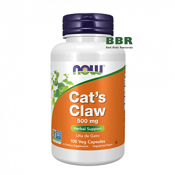 Cat's Claw 500mg 100 Veg Caps, NOW Foods