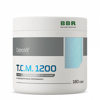 Tri Creatine Malate 1200mg 180 Caps, OstroVit