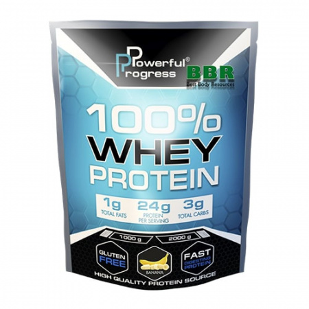 100% Whey Protein 1kg, Powerful Progress