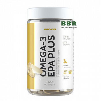 Omega 3 EPA Plus 90 softgels, Prozis