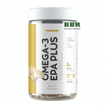 Omega 3 EPA Plus 90 softgels, Prozis