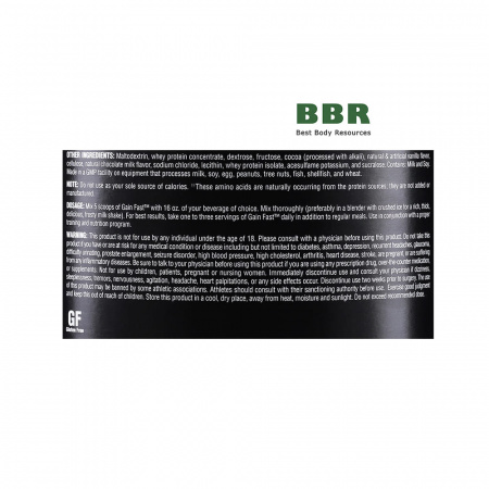 Gain Fast 3100 4500g, Universal Nutrition