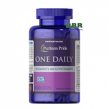 One Daily Womens Multivitamin 100 Tabs, Puritans Pride