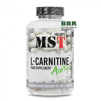 Acetyl L-Carnitine HCL 500mg 180 Caps, MST Acetyl L-Carnitine HCL 500mg 180 Caps, MST