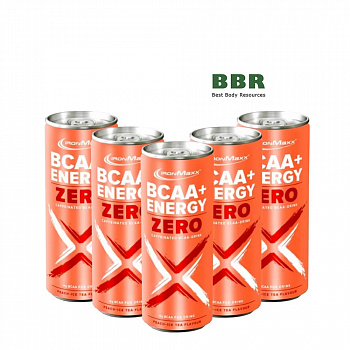 BCAA + Energy Zero 330ml, IronMaxx