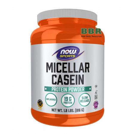 Micellar Casein Protein Powder 816g, NOW Foods