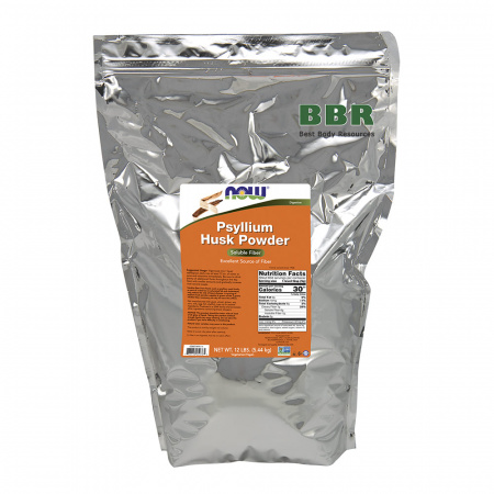 Psyllium Husk Powder 5,44kg, NOW Foods