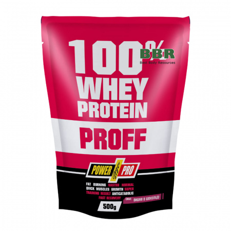 100% Whey Protein Proff 500g, PowerPro