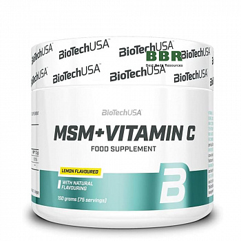 MSM + Vitamin C 150g, BioTechUSA