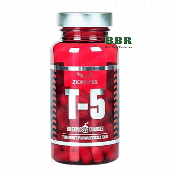 Fat Burner T-5 RED ECA 60 Caps, Zion Labs