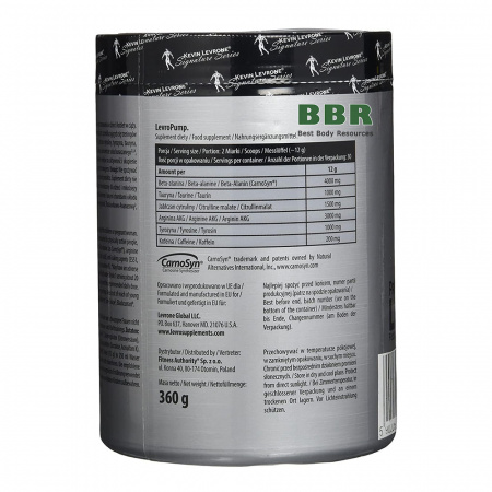 LevroPump 360g, Kevin Levrone