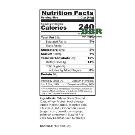 Easy Protein Oatmeal 6 Cups, Rule One